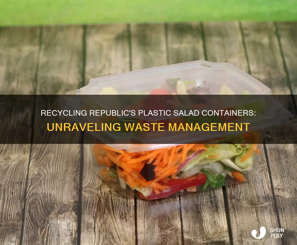 are plastic salad containers recyclable republic waste