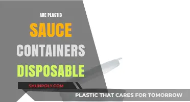 The Plastic Sauce Container: Disposable or Reusable?