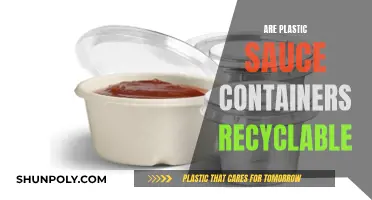 Unraveling the Mystery: Can Plastic Sauce Containers Be Recycled?