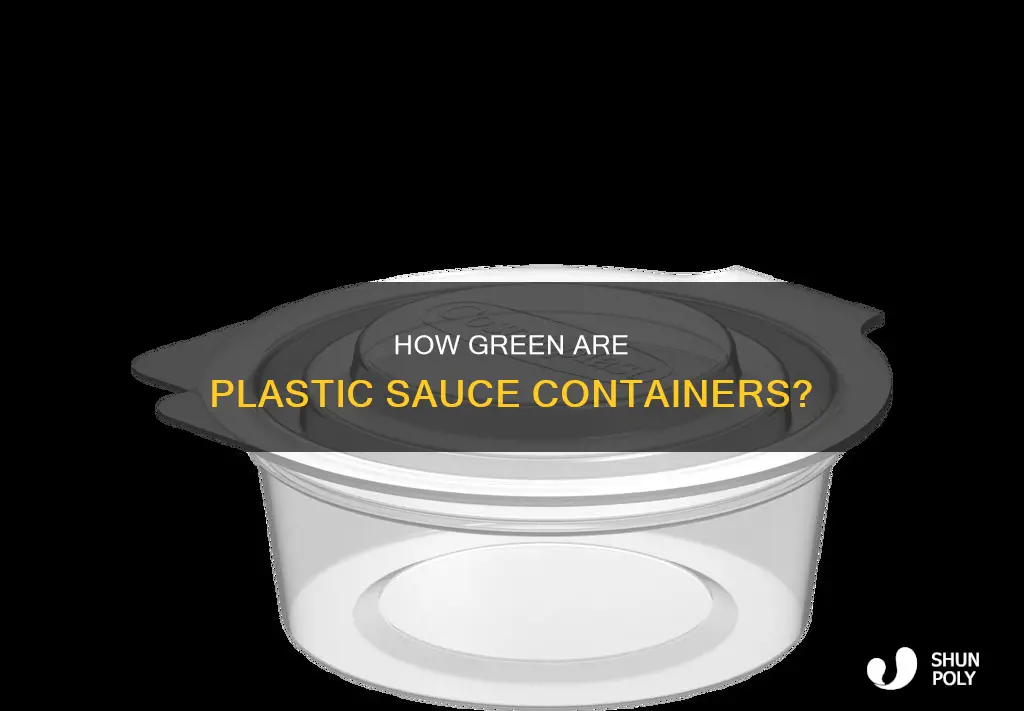 are plastic sauce containers recyclable