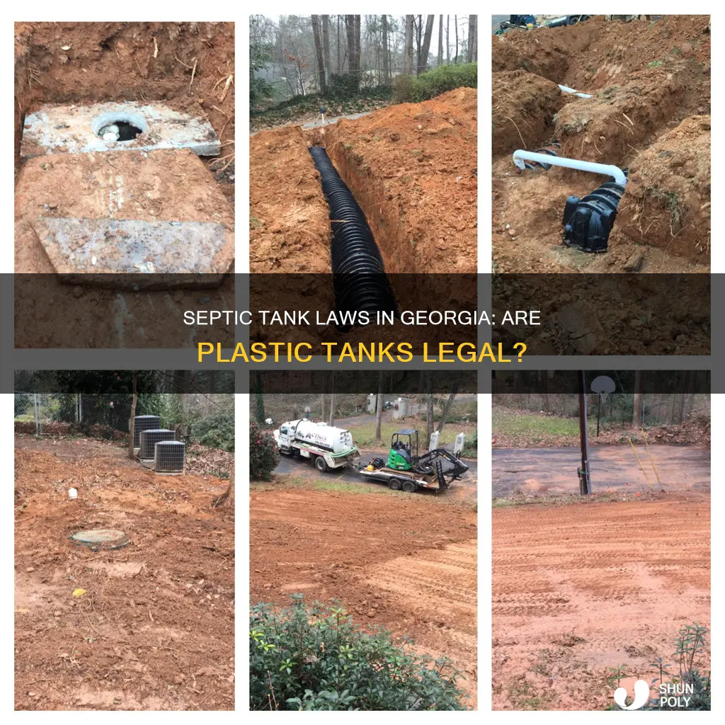 are plastic septic tanks legal in georgia