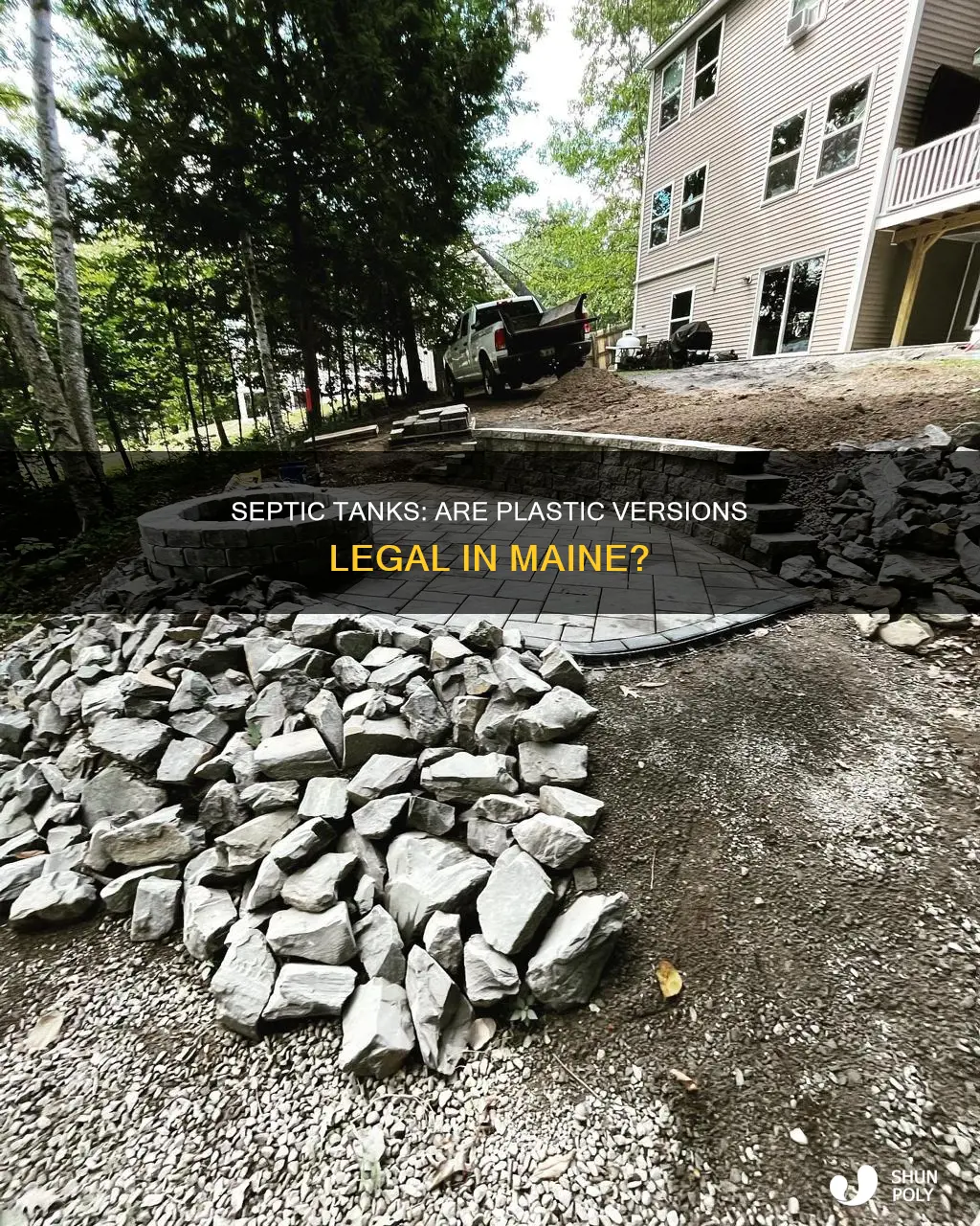 are plastic septic tanks legal in maine