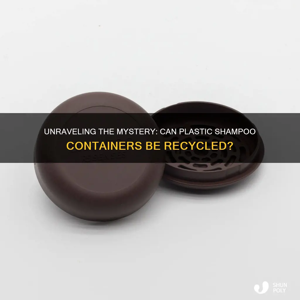 are plastic shampoo and conditioner containers recyclable