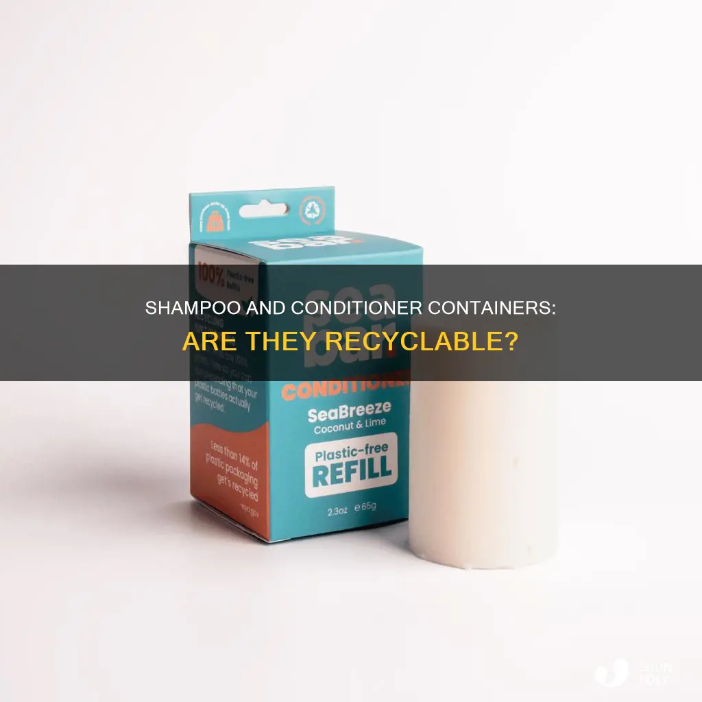 are plastic shampoo and conditioner containers recyclable