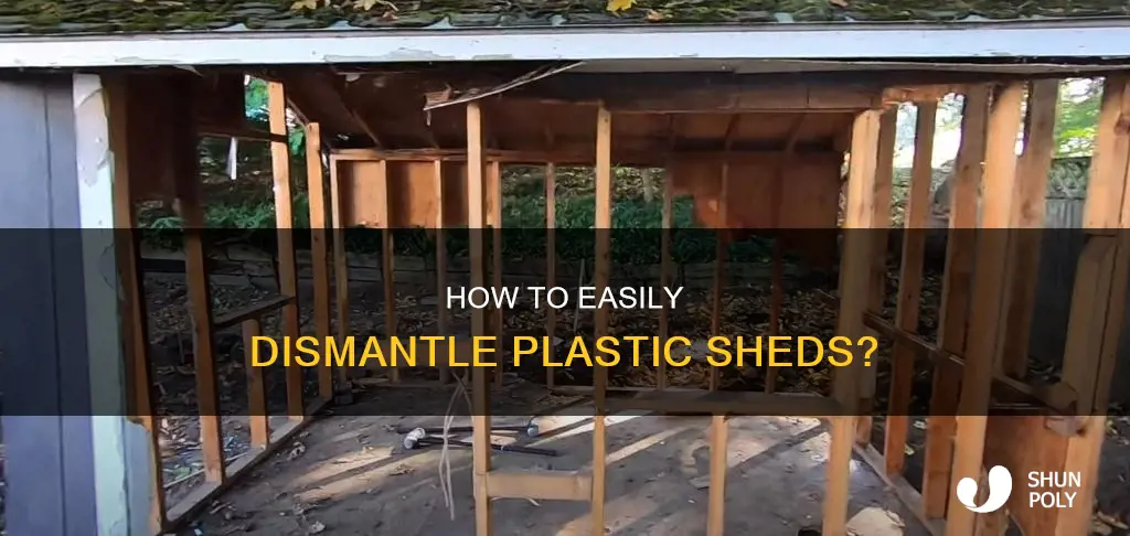 are plastic sheds easy to dismantle