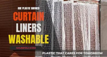 Washable Shower Curtain Liners: Plastic Care and Maintenance