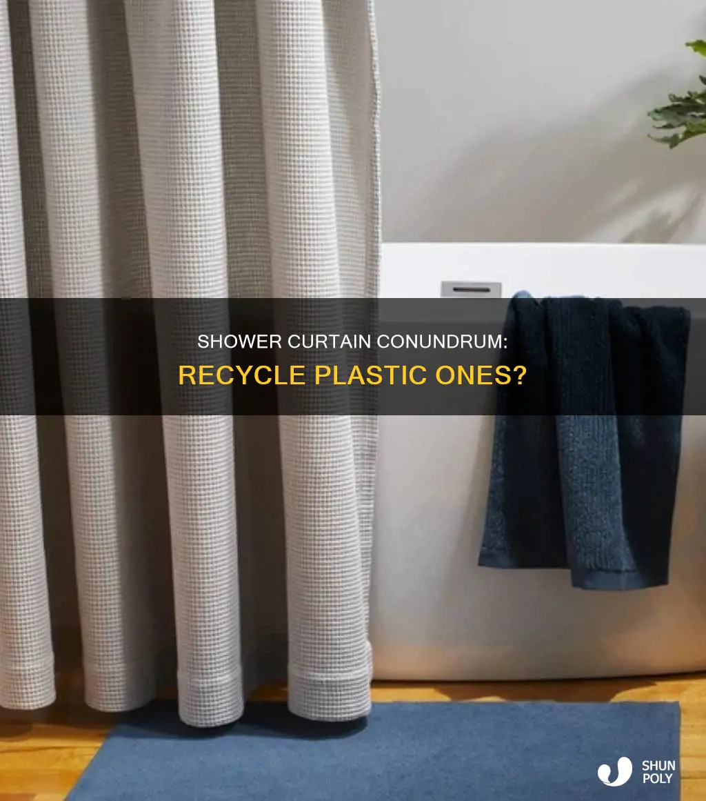 are plastic shower curtains recyclable