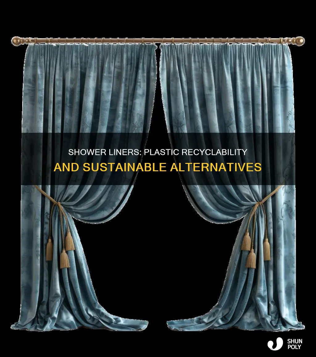 are plastic shower liners recyclable