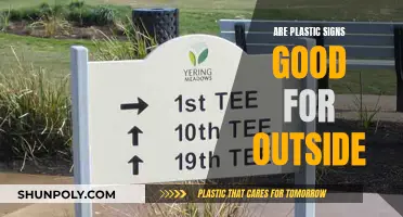 Plastic Signs: A Good Outdoor Option?