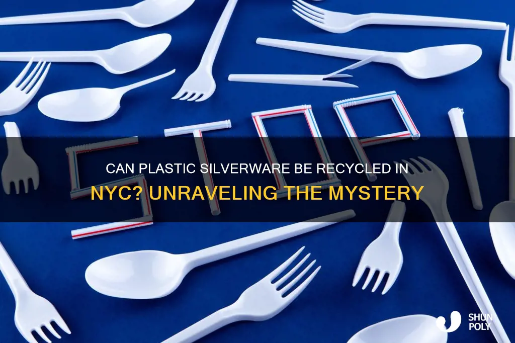 are plastic silverware recycleable in nyc