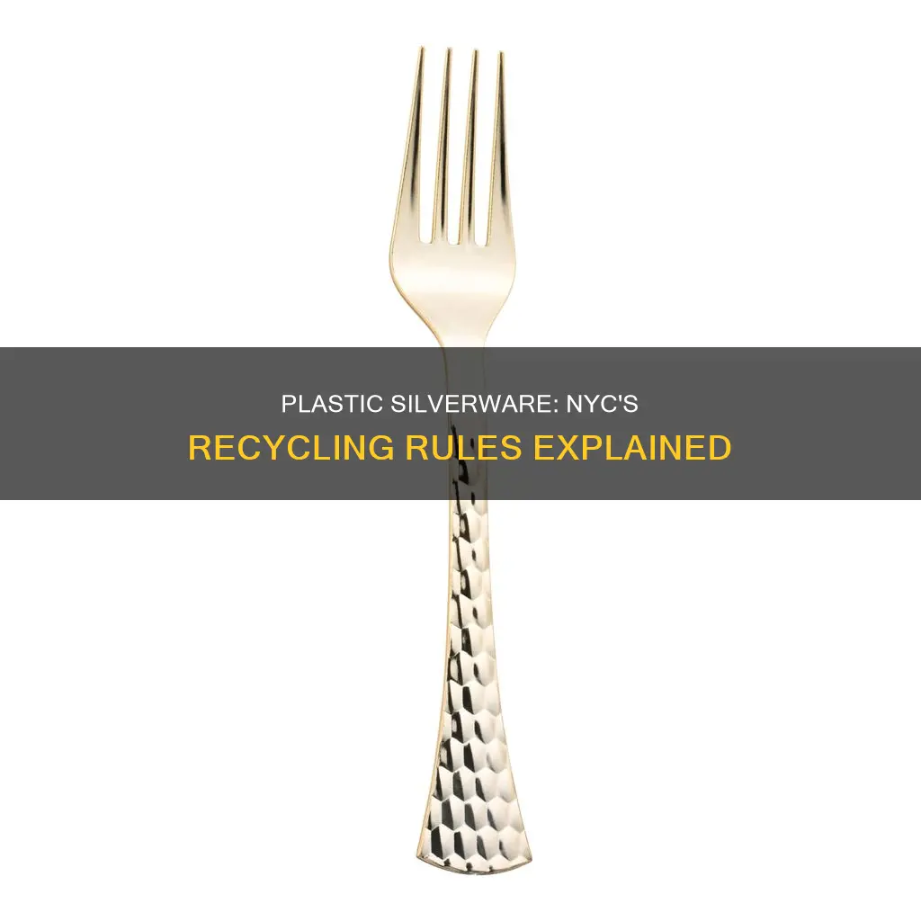 are plastic silverware recycleable in nyc