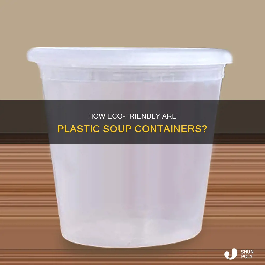 are plastic soup containers recyclable