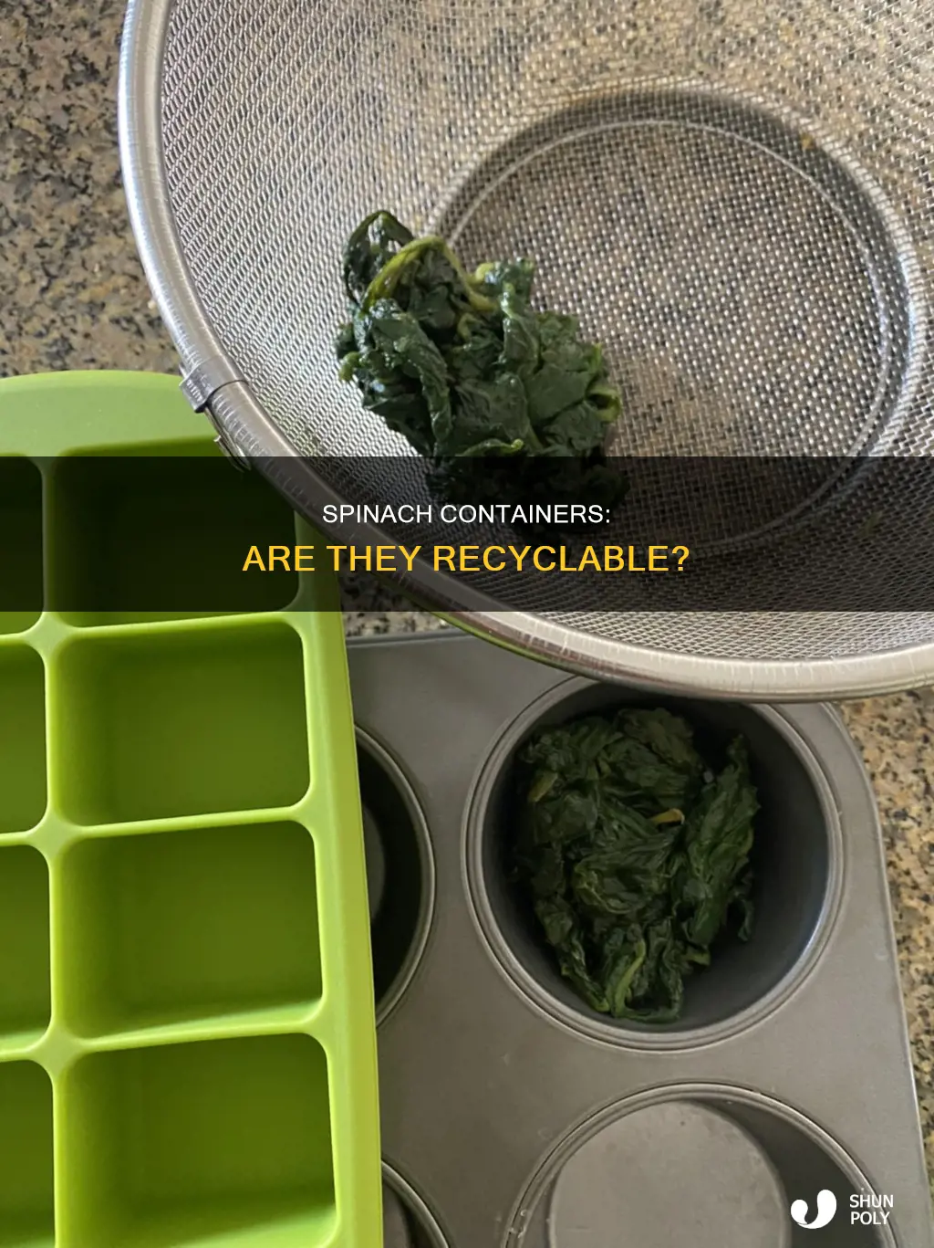 are plastic spinach containers recyclable
