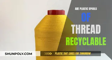 Recycling Thread Spools: Plastic Unspooled
