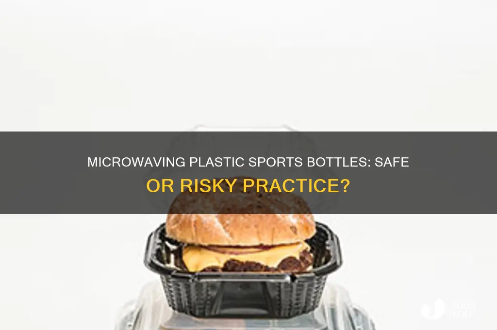 are plastic sports water bottles microwave safe