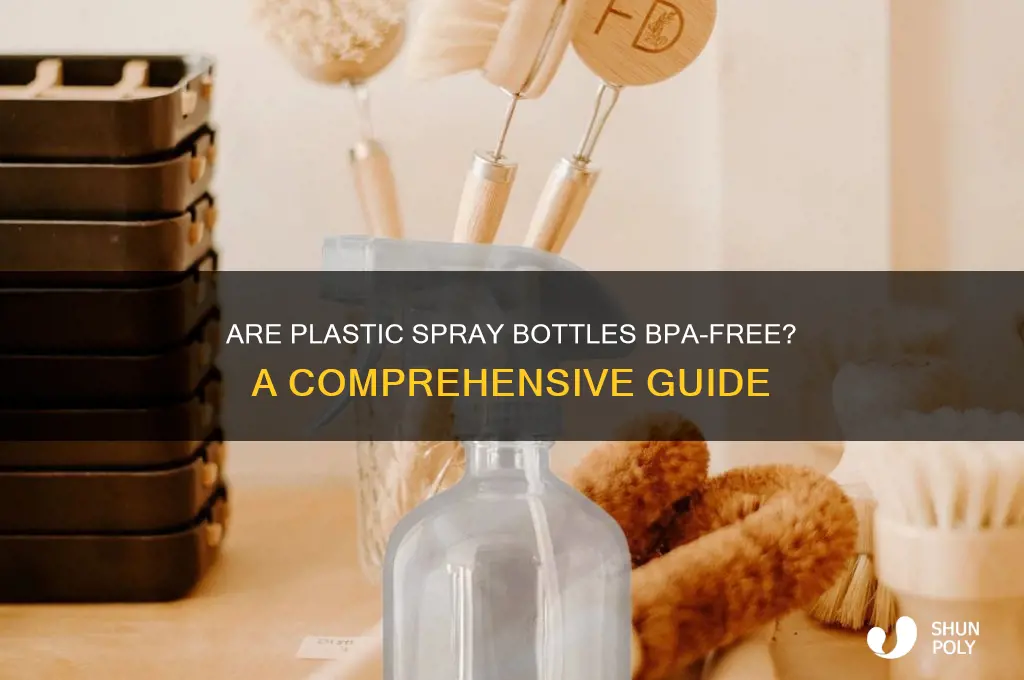 are plastic spray bottles bpa free