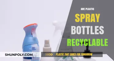Can Plastic Spray Bottles Be Recycled? A Comprehensive Guide