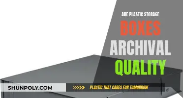 Storage Boxes: Archival Quality of Plastic Containers?