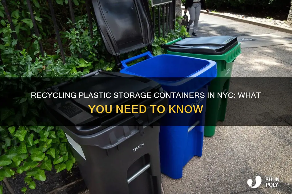 are plastic storage containers recyclable nyc