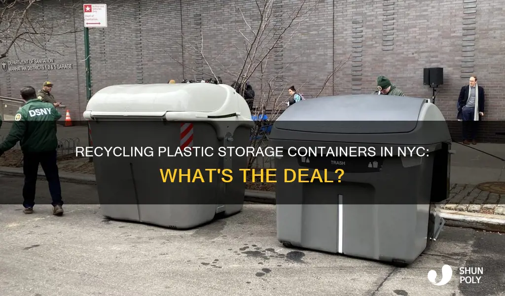 are plastic storage containers recyclable nyc