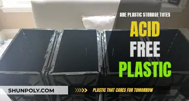 Acid-Free Plastic: Safe Storage with Plastic Totes