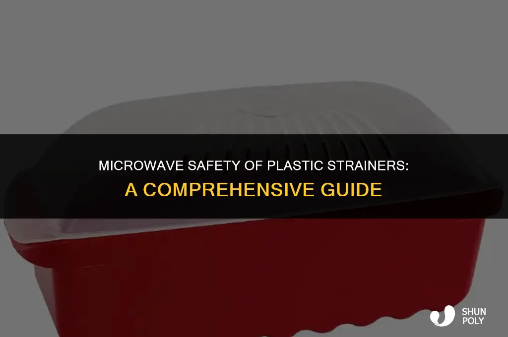 are plastic strainers microwave safe