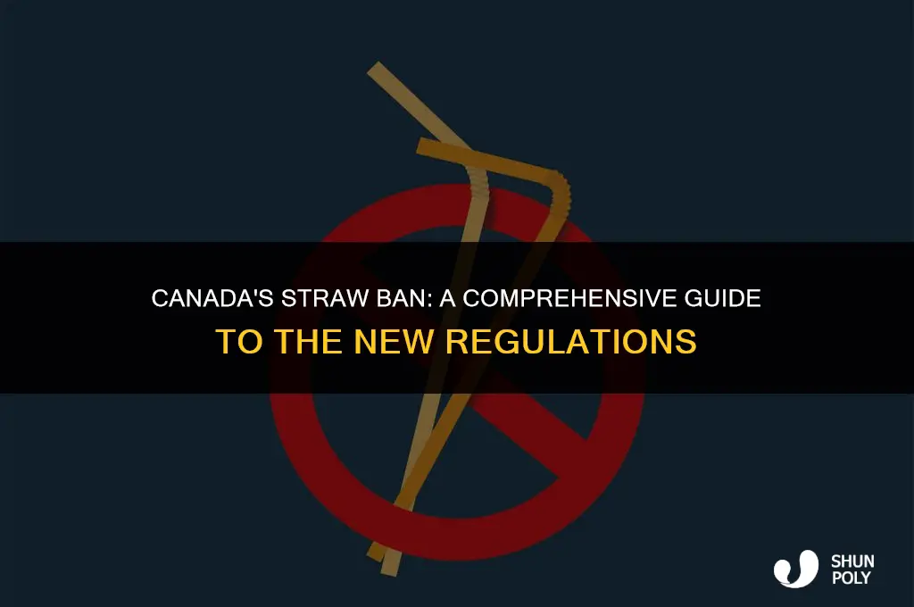 are plastic straws banned in canada