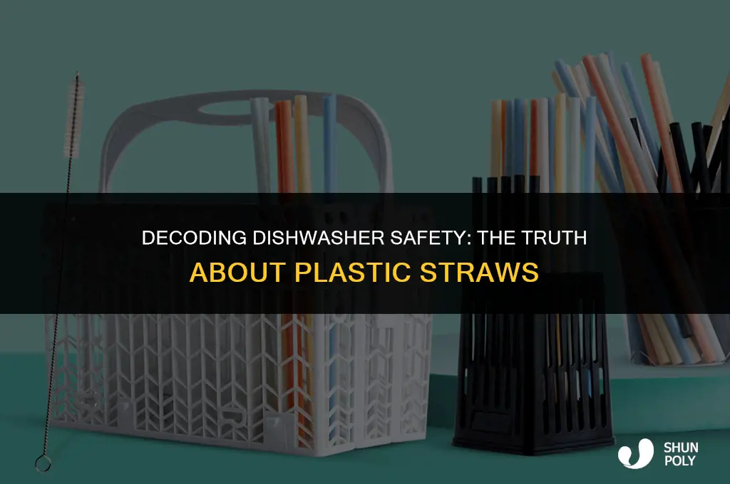 are plastic straws dishwasher safe