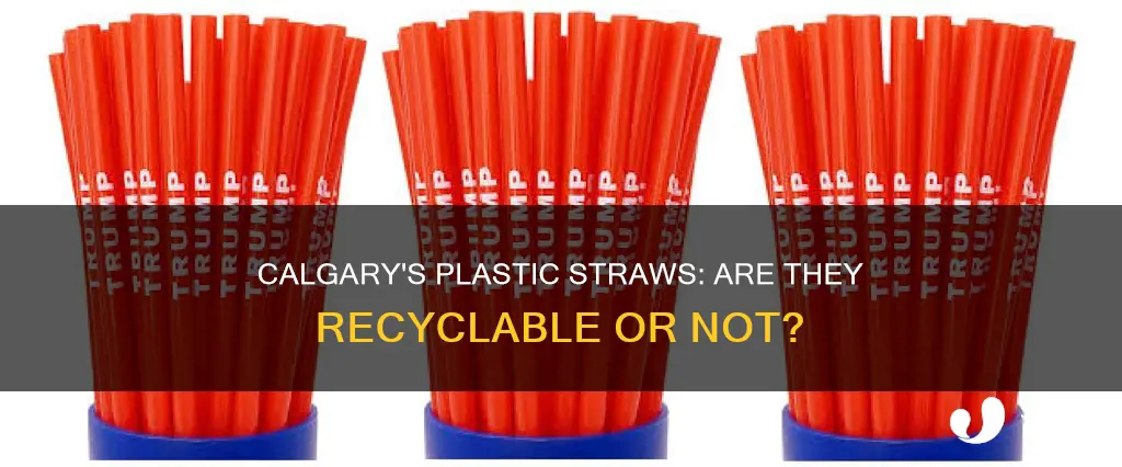 are plastic straws recyclable calgary