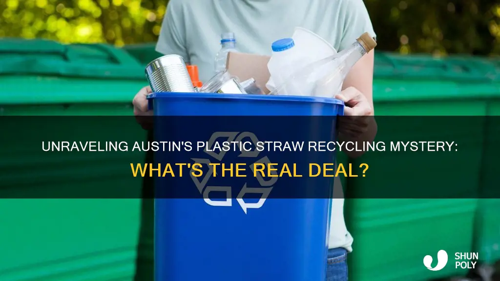 are plastic straws recyclable in austin tx