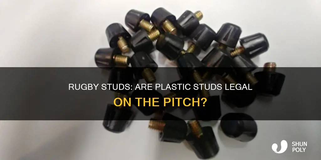 are plastic studs legal in rugby