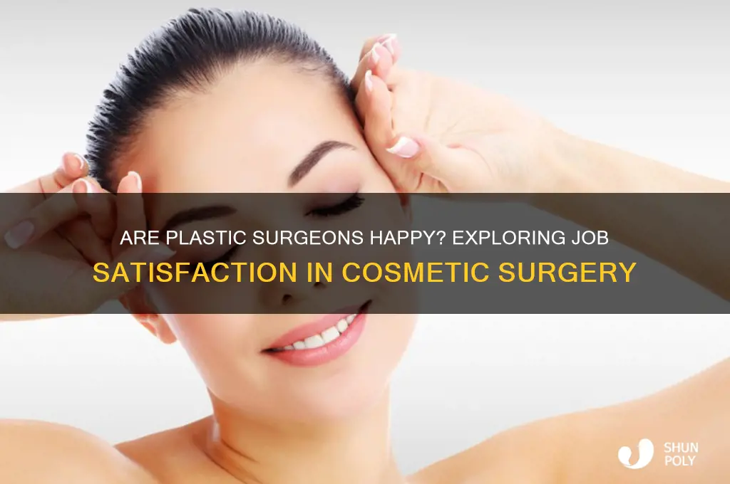 are plastic surgeons happy