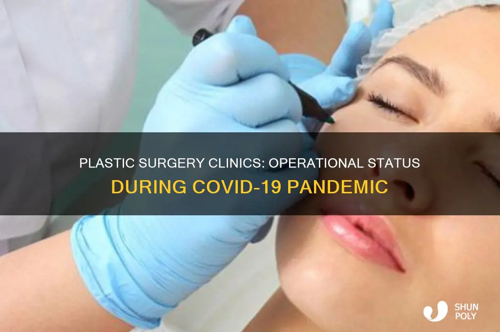 are plastic surgeons open during covid