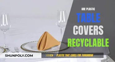 How Eco-Friendly Are Plastic Table Covers?
