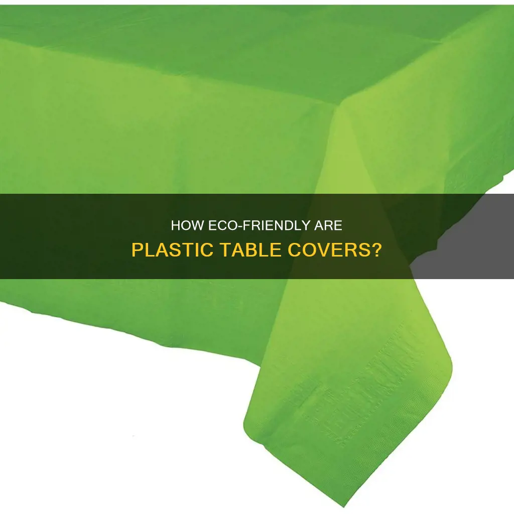 are plastic table covers recyclable
