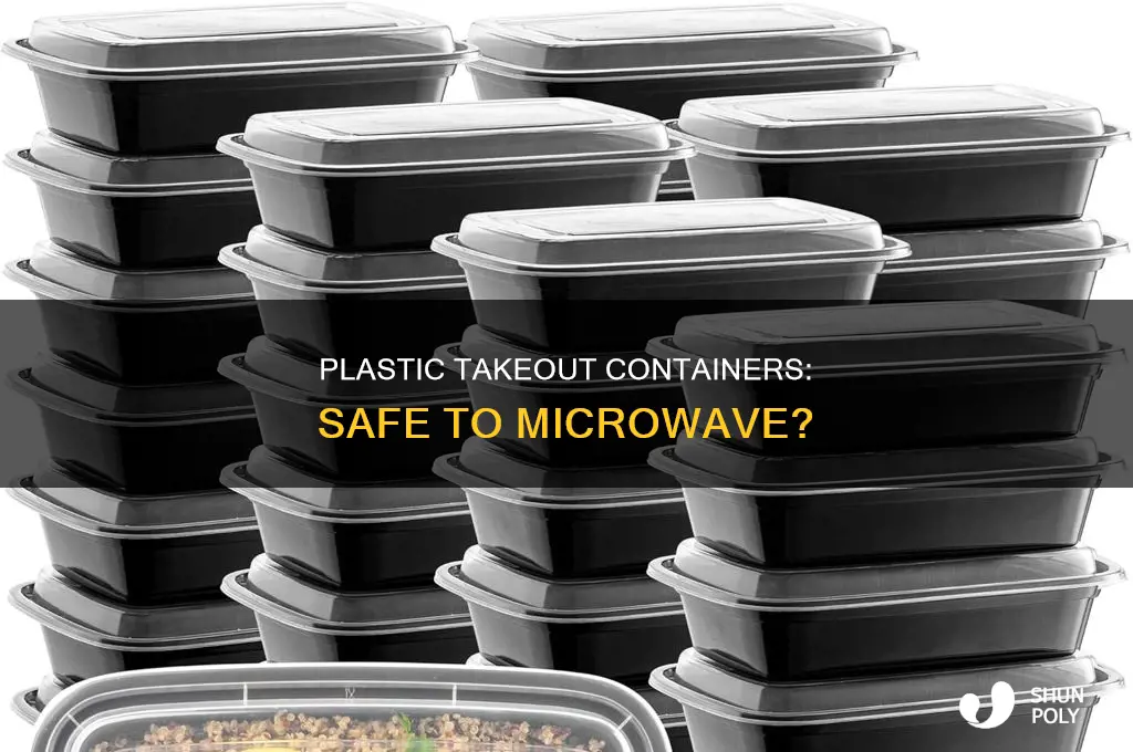 are plastic takeout containers microwave safe
