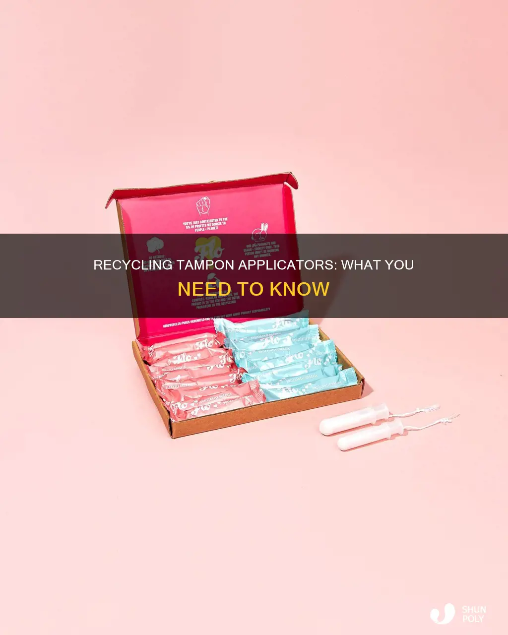 are plastic tampon applicators recyclable