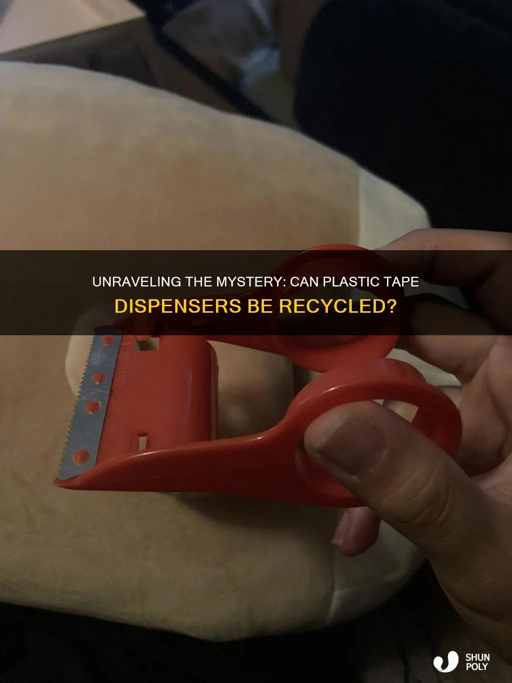 are plastic tape dispensers recyclable