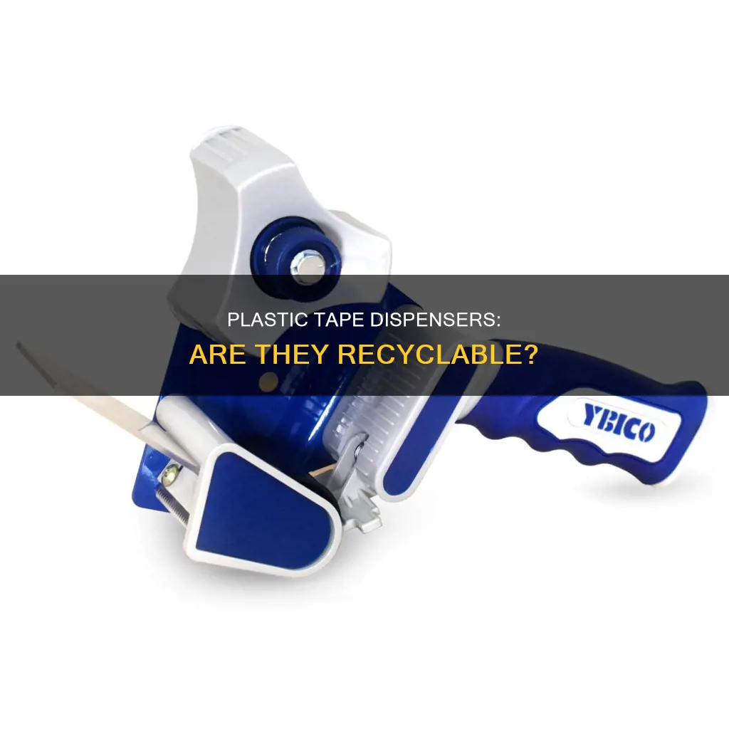 are plastic tape dispensers recyclable