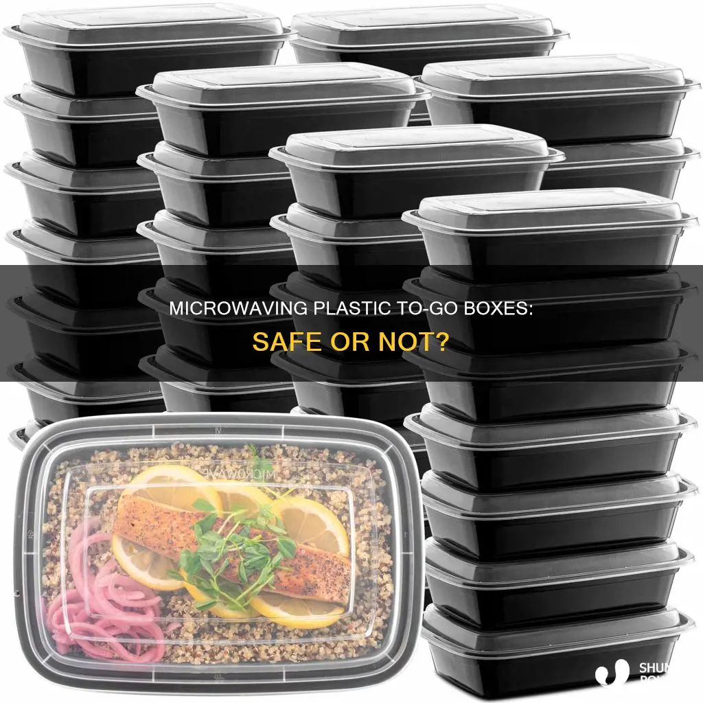 are plastic to go boxes microwavable