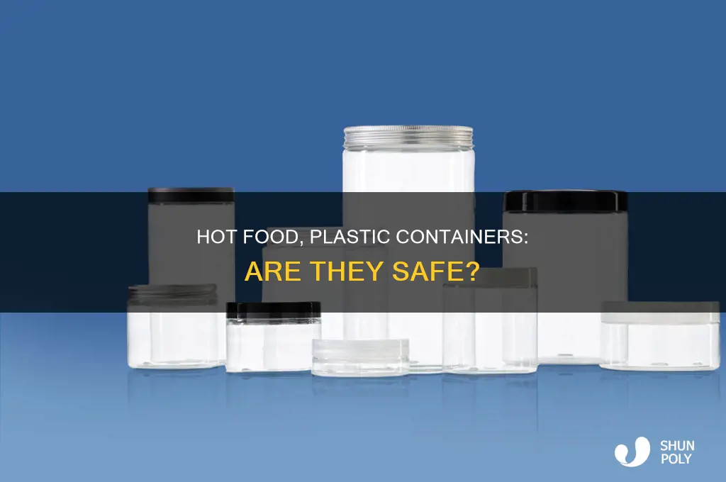 are plastic to go containers safe hot food