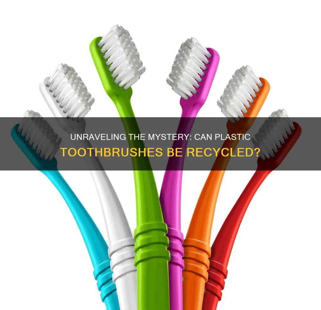 are plastic toothbrushes recyclable