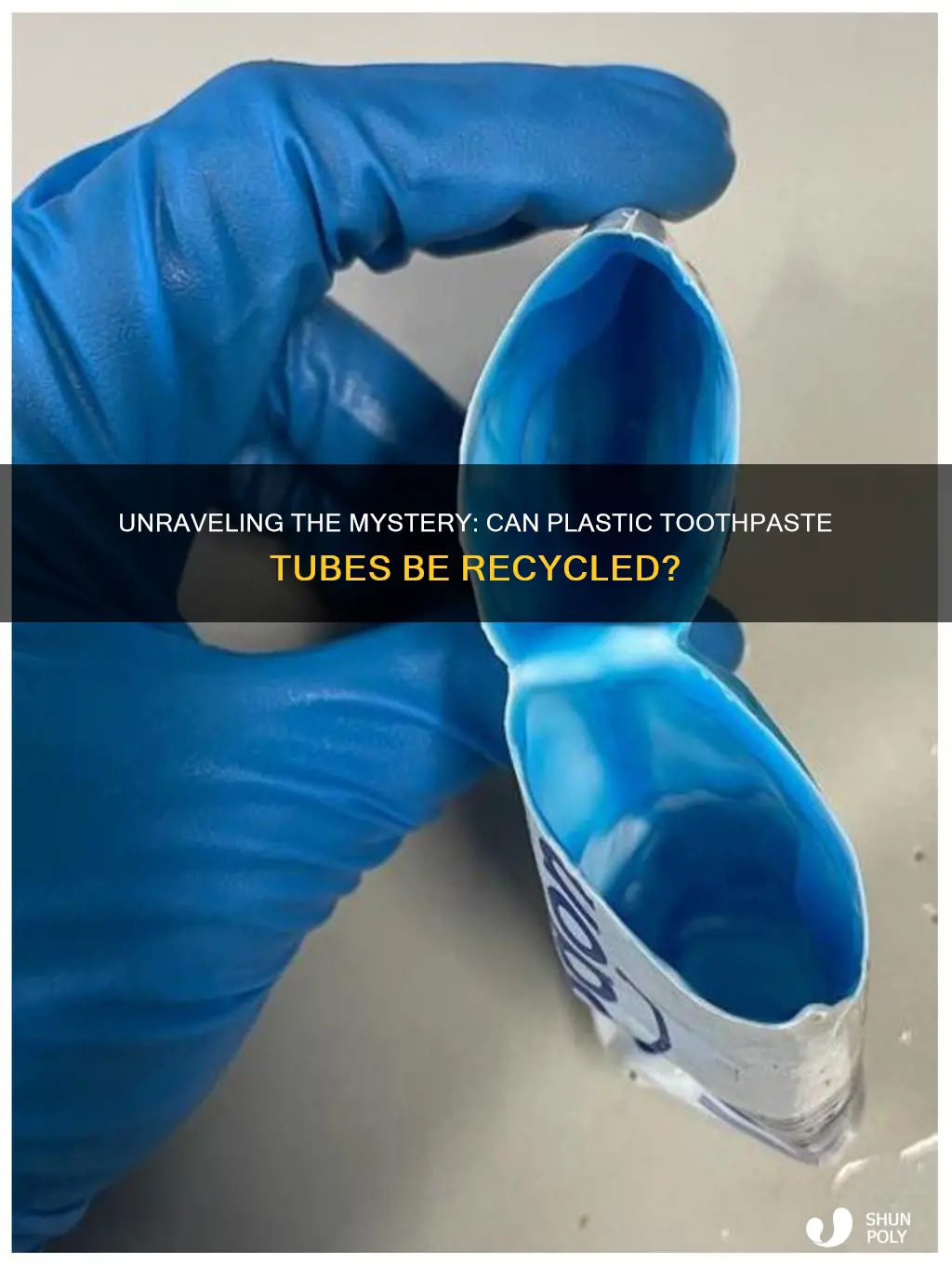 are plastic toothpaste tubes recyclable