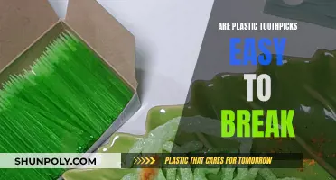 Toothpicks: Plastic's Strength or Weakness?