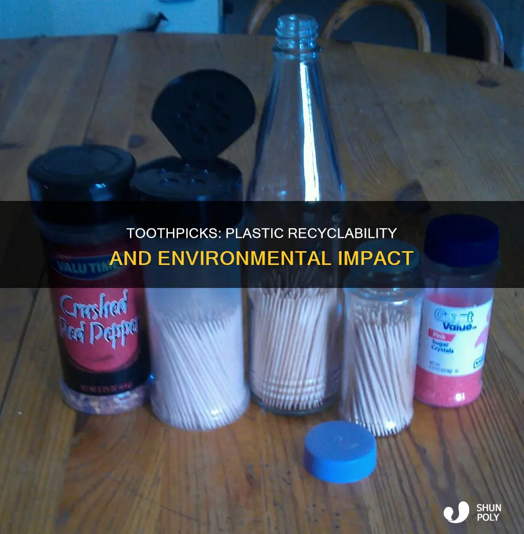 are plastic toothpicks recyclable