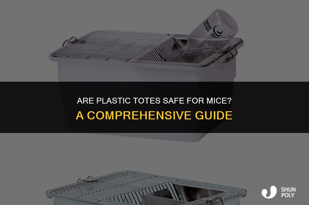 are plastic totes mice safe