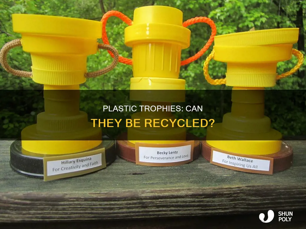 are plastic trophies recyclable