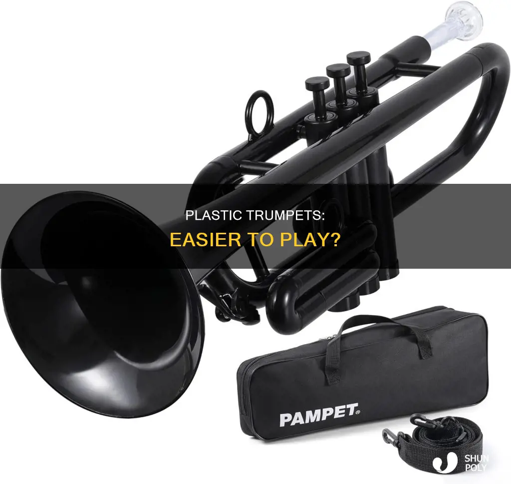are plastic trumpets easiet to play