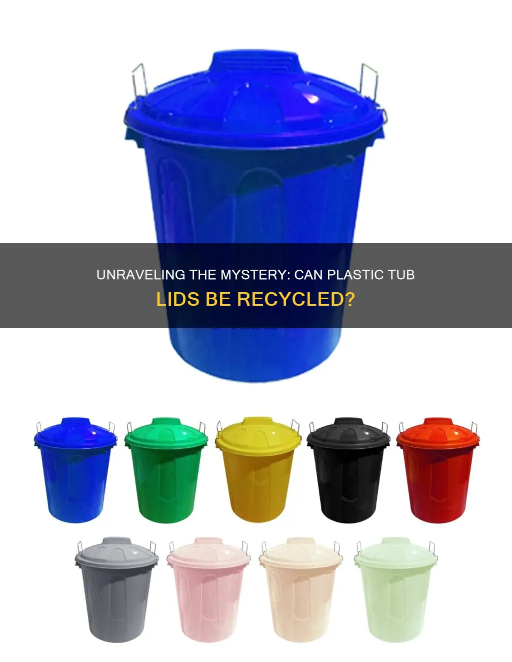 are plastic tub lids recyclable