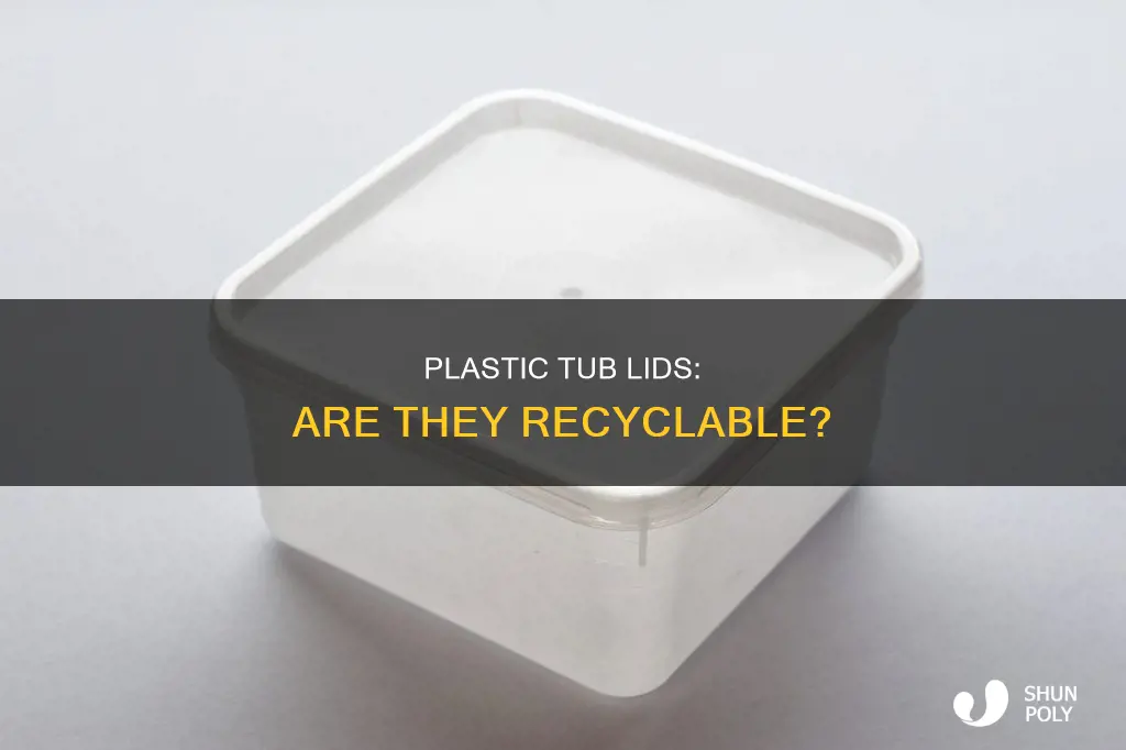 are plastic tub lids recyclable